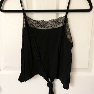 brandy black veronica top